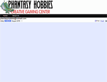 Tablet Screenshot of phantasyhobbies.com